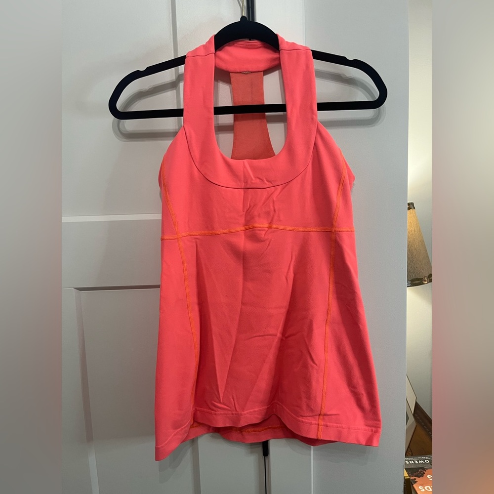 Lululemon salmon color tank top S 8/10